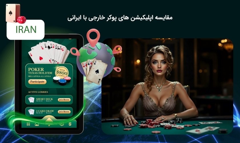بررسی تفاوت های اپلیکیشن شرط بندی پوکر رایگان و پولی