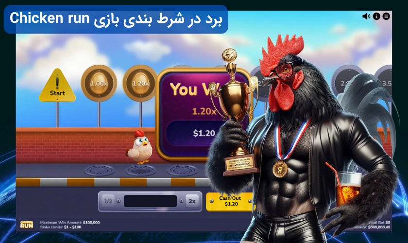 برد در بازی چیکن ران